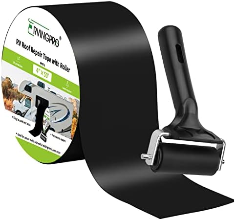 RV Roof Sealant Tape, Black, 4 Inch x 50ft RV Tape