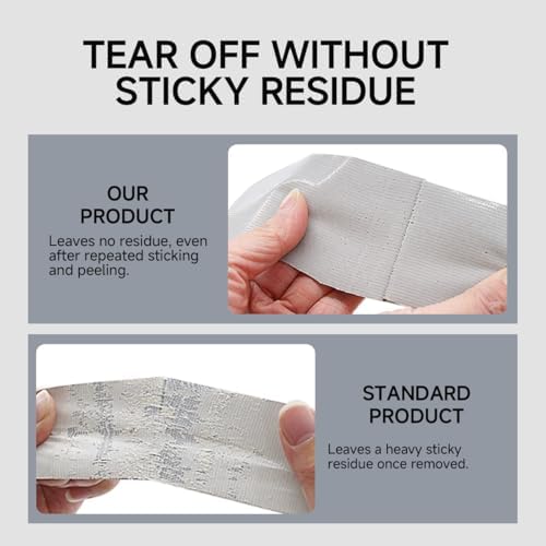 Heavy-Duty Duct Tape 2 in x 30 Yards,10 Mil Thick, Water-Resistant, Strong Adhesive for Repair, No Residue, All Weather, Rubberized Fabric Tape for Indoor & Outdoor Use