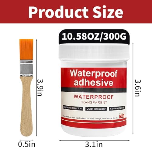 Transparent Waterproof Coating, Invisible Waterproof Agent-10.58oz
