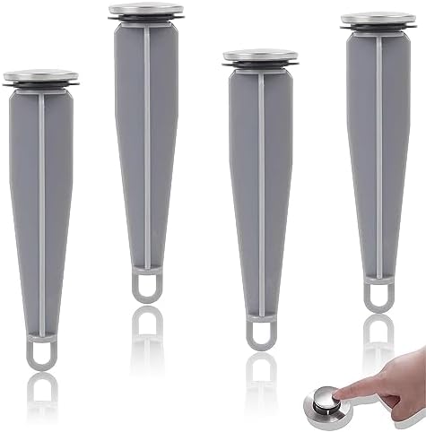 (4-Pack) Calvana Bathroom Sink Pop-Up Stoppers, Compatible with Moen 88994, Not Universal, Fits Drains with Holes Less Than 1.21", Overall Height 4.87", Outer Diameter 1.21", Chrome Finish