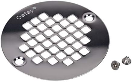 Oatey 42358 4-inch Stainless Steel Strainer with 2 Screws