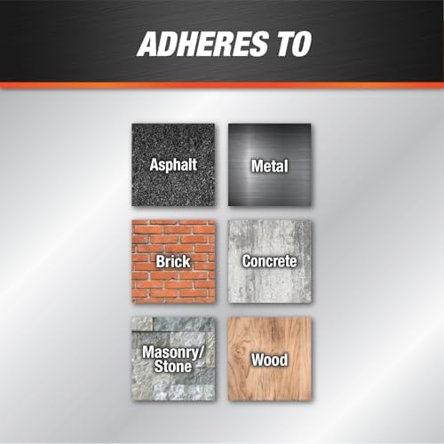 DAP Roof Waterproof Asphalt Sealant, Black, 10.1 oz (7079818268)