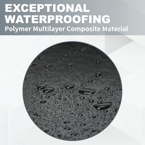 MYOYAY Self-Adhesive Rubber Roofing Membrane Roll, 39 in x 16.4 ft Waterproof Roof Repair Tape, Weatherproof Leak Patch Underlayment for Metal Roof Panels, House Porch & Shingle Roof Fix (Black)