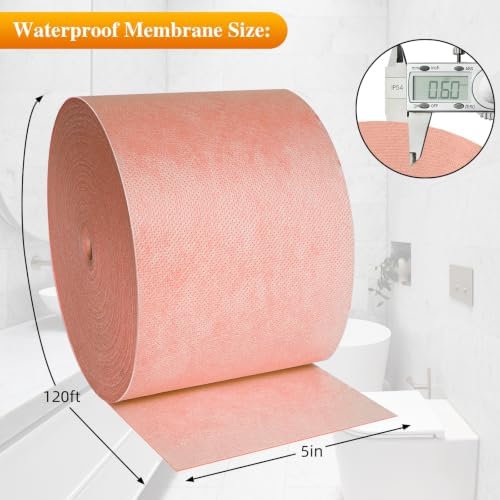Waterproofing Membrane Band Roll,Shower Waterproof Membrane - 5"x120ft