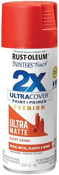 Rust-Oleum Painter's Touch 2X Ultra Cover Spray Paint, Burnt Sienna