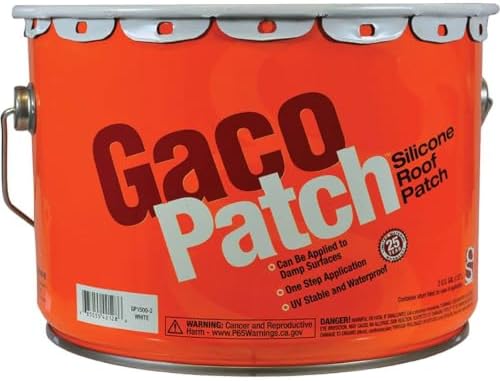Gaco GP15002, GacoPatch White GP1500, 2 Gallon, High-Performance Coating