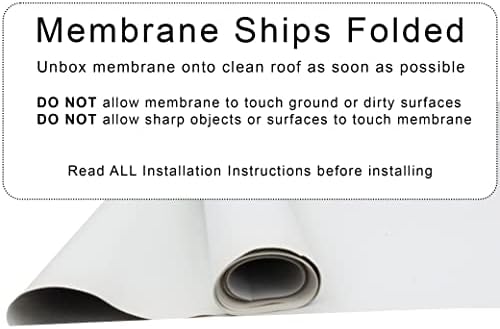 EPDM Kit | 8.5ft Wide X 5ft Long | RV Rubber Roof Kit | RV Camper Trailer Rubber Roof Repair | Membrane Glue and Caulk