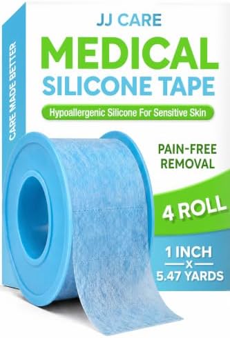 Silicone Tape 1x5.47 Yards | 4-Pack | Medical Grade | FSA&HSA | Waterproof