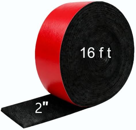 Pipe Insulation Wrap 2" x16FT Self-Adhesive Foam Tape, Weatherproof Insulation for Outdoor Water Pipes, Freeze Protection for Copper/PVC/PEX/AC Lines, Easy Cut-to-Size Stick Installation