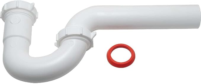 Plumb Pak 400WK Plastic P-Trap Kit with Reducing Washer, 1.5" or 1.25", White