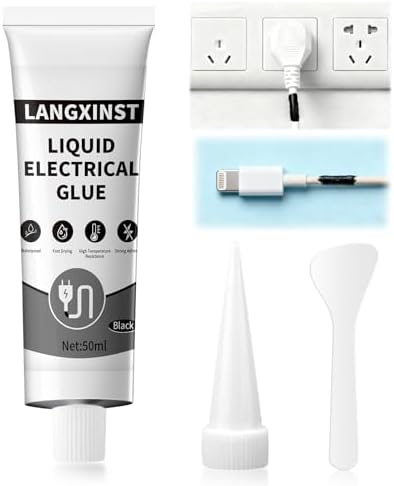 Black Liquid Electrical Tape, Waterproof Insulating Sealant for Wires