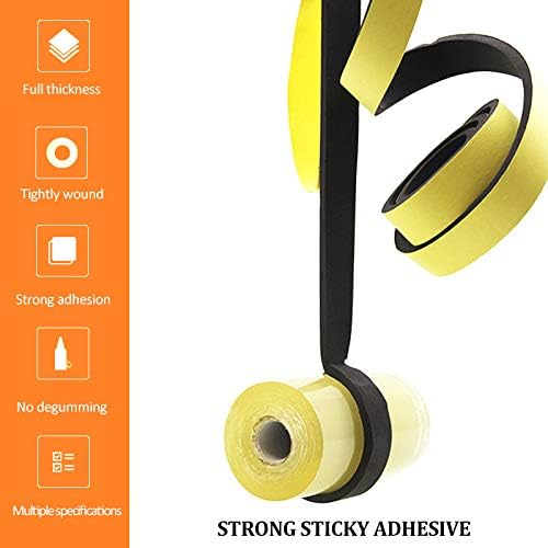 Foam Insulation Tape Adhesive High Density, Seal, Doors, Weatherstrip, Waterproof, Plumbing, HVAC, Windows, Pipes, Cooling, Air Conditioning, Weather Stripping, Craft Tape (66 Ft x 1/8" x 1")