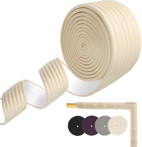TOHONFOO Pipe Insulation Wrap Tape,Thickened Insulation Tape,3inx13ft,Beige | Weather Resistant Foam Tape Insulation,3 inch pipe insulation tape outdoors,ac line/pipe insulation winter freeze protection