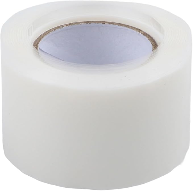 Self-Fusing Silicone Tape for Pipe Repair, 1.5M x 2.5cm Waterproof Sealant for Plumbers and Electricians, Fixes Leaks in Hoses Cables and Electrical Connections Without, Black(white)
