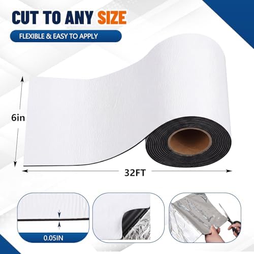 6" x 32' Roof Repair Tape, Weatherproof Flashing Membrane