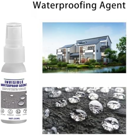 2 Pcs Waterproofing Spray Glue 100ml Permeable Nano Coating for Roof and Outdoor Wall Repair Water Resistant Paint Macromolecule Copolymer Material