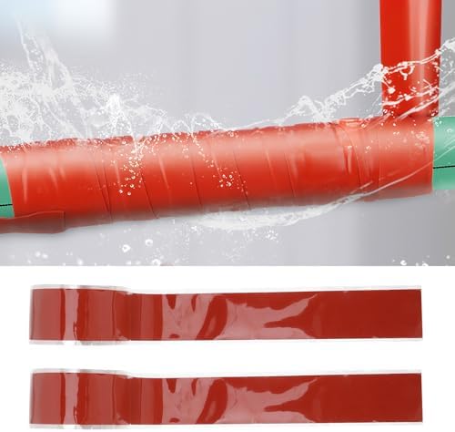 FOMIYES Waterproof Leak Stop Tape for Pipes Silicone Rubber Self Adhesive Repair Tape with Compression Resistance for High Pressure Pipe Repair