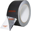 GGR Supplies T.R.U. AF-22A-B Aluminum Foil Black Matte Tape Non Reflective with Acrylic Adhesive. (2" X 27 Yards (25Mts) Pack of 1)