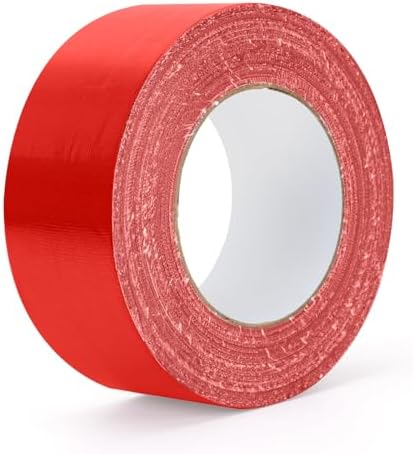 Red Duct Tape Heavy Duty Waterproof Strong Tape 40 Yards 2 Inch 9 Mils | 9 Mils Thickness, Strong Adhesive Sticky, No Residue, Easy Tear by Hand, Home Repairs Crafts Packing HVAC and Construction