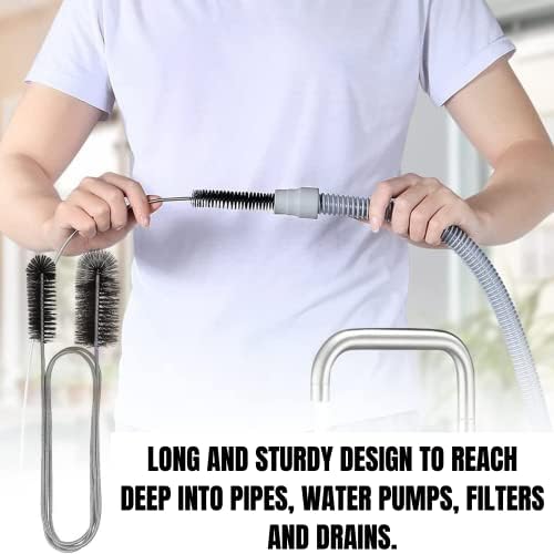 72" Flexible Drain Auger Clog Remover - Plumbing Snake Purple