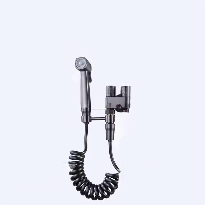 Universal Plumbing Adapter Kit Multi Purpose Bidet Shower Faucet Connector Set With Leakproof Seals Quick Connect Fittings For Toilet Installation And Emergency Repairs(Black model)
