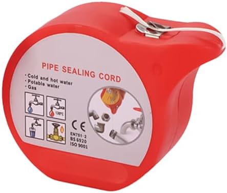 Pipe Repair Tape - Thread Sealing Cord, Pipe Sealing Thread Cord for Fixing, High-Heat Sealant, Water Leak Ribbon with Long-Lasting Finish, Plumbing Repair Unit for Waterproofing and Patching