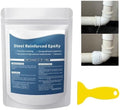 Steel Reinforced Epoxy Putty,Metal Repair Putty for Filling Cracks and Holes,Waterproof Heat-Resistant Epoxy Putty Repair Kit for Pipe Metal,Wood,Ceramic,Tile,Plastic(B)
