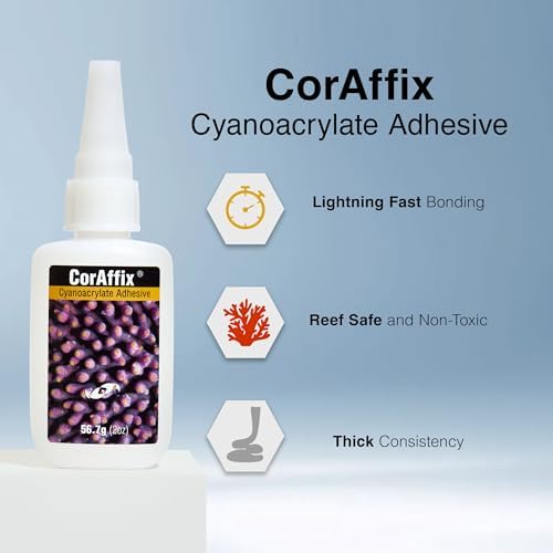 Two Little Fishies CorAffix Cyanoacrylate Aquarium Coral Adhesive, 2 oz