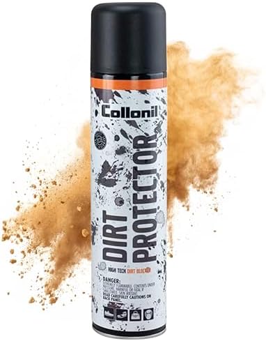 Collonil Dirt Protector XL – Fluor-Free Shoe Protector Spray 13.53 fl oz – White Shoes Protector & Stain Guard for Canvas, Tennis Shoes & Sneakers – Water Repellent – Made in Germany