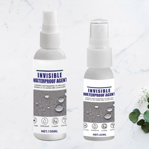Alipis Waterproof Spray Glue Nano Coating Macromolecule Copolymer 2 Pcs 100ml Water Resistant Adhesive Coating for Roof and Exterior Wall Repair for Outdoor Use