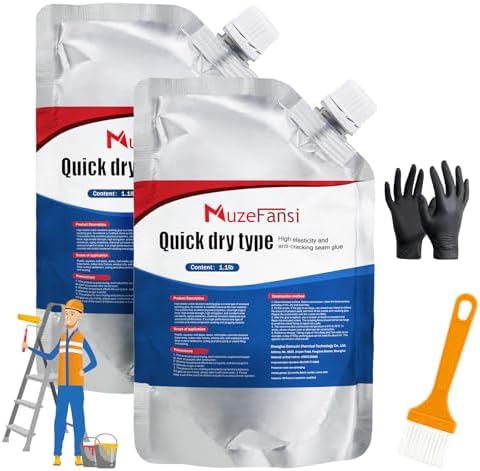 Cement Crack Sealant,Premium Concrete Crack Filler, Waterproof Repair Sealant, Weather-Resistant Caulking Glue, Quick-Drying Sealing Adhesive for Concrete(2 pcs)