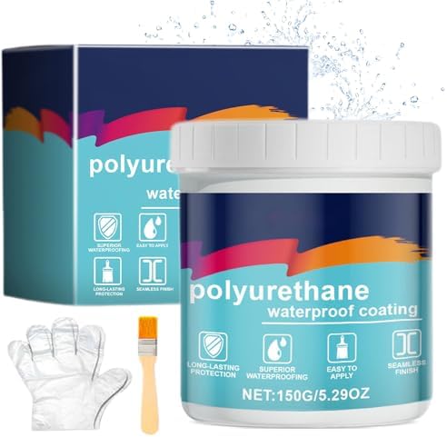 Firelye Polyurethane Waterproof Coating - Invisible Anti-Leakage Agent, Indoor & Outdoor (1Set, Gray)