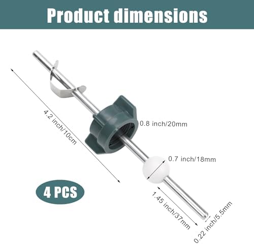 4pcs Sink Ball/Pivot Rod Replacement Parts Bathroom Sink Drain Stopper Kit