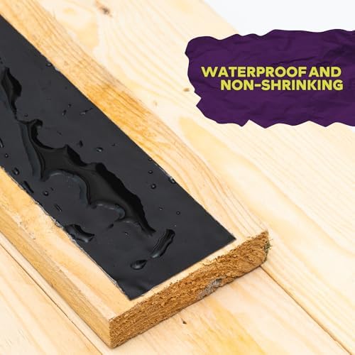 ATack Joist Tape for Decking 2 Inch x 50ft Waterproof, Non-Shrinking Deck Joist Tape 2 Inch - High Tack Butyl Flashing Sealant for Year-Round Protection on Wood, Metal, Composite, Roof Beams