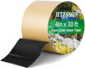 Pond Liner Seam Tape 4" x 30' - Double Sided Butyl Adhesive Tape for EPDM Liners, Waterproof Repair Patch for Ponds, Fish Ponds, Water Features & Outdoor Landscaping (Black)