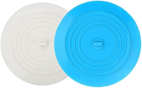 V-TOP Bath Tub Drain Stopper 2 Pack, 6 inch Silicone Drain Cover Tub Plug