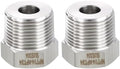 METALLIXITY 2PCS 3/4" MNPT x 1/4" FNPT Thread SUS304 Hex Bushing Extension | 304 Stainless Steel Pipe Fittings, Tube Adapters Convert for Water Line, Tub Spout/Shower Head