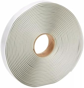 Butyl Seal Tape - Double Sided, Waterproof, 1/8" x 3/4" x 33' - Black, Rubber - RV, Trailer, Motorhome, Window, Vent Sealing, Roof Patching