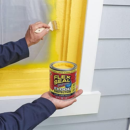 Flex Seal Flood Protection Starter Kit, Waterproof, Removable, Use on Windows, Doors, Garage Doors, Seams, Casings,Thresholds, Conduits, Vents, Ducts, and More