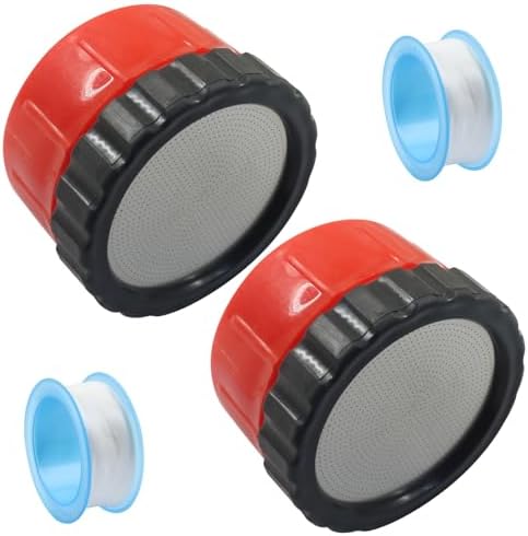 2 Pcs 2000 Water Nozzle, Plastic Garden Watering Hose Nozzle | 11 GPM, PTFE Thread Seal Tape, High Pressure, Outdoor Garden/Tender Plants, Flowers, Greenhouse