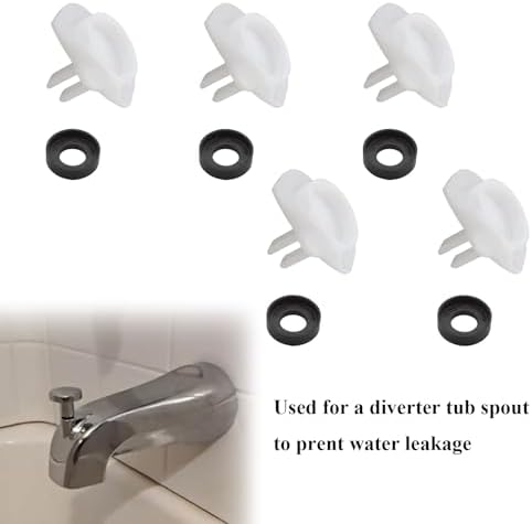 5 Pcs 101237 Cup Seal & Diverter Gate for Moen 3800 Tub Spout