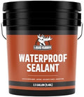 Liquid Rubber Waterproof Sealant - Roof & Gutter Coating, Black, 2.5 Gallon