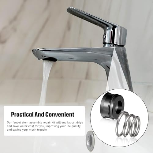 16PCS RP4993 Tap Repair Seat Spring Kit Suitable for Washroom Kitchens Bathroom Bathtubs Showers