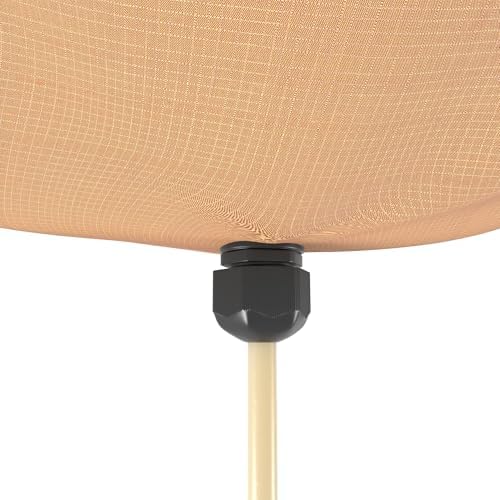 Heavy Duty Roof Leak Diverter Tarp Kit - 7x7 Ft Waterproof Ceiling Rain Catcher with Drainage System for Emergency Repairs & Rainwater Collection (Khaki)