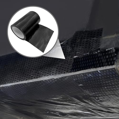 Automotive Universal 6 Inch x 20 Feet RV Underbelly Tape Waterproof Flex Belly Repair Patch for Motorhome Camper Travel Trailer RV Awning Tear Repair