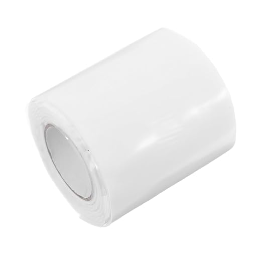 Luxshiny Water Leak Tape Wide Plumber Tape Heavy Duty Adhesive Seal for Hose Repair White Thick
