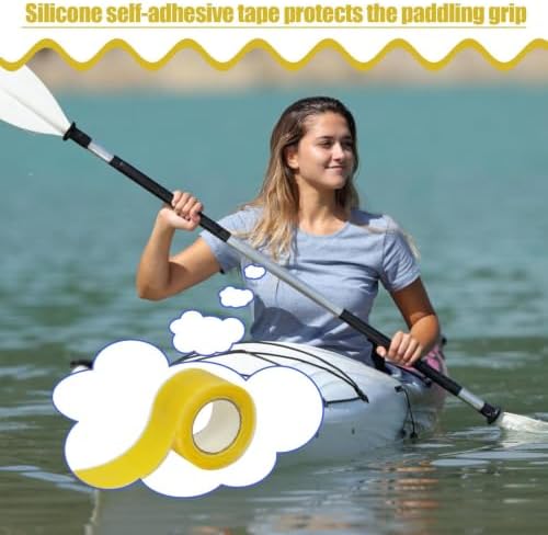 Self Fusing Silicone Tape Self-Adhesive Plumbing Sealing | Automotive Repair Tape for Plumbers Electricians Technicians Handymen Gardeners Athletes Home Garage Basement Workshop Gym