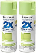 Rust-Oleum Painter's Touch 2X Ultra Cover Spray Paint, Satin Green Apple