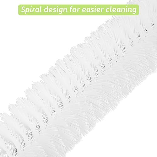 Sewer Drain Brush, Drain Clog Remover, 17inch Flexible Long Pipe Hair Clogs Catcher Cleaner Tool for Toilet, Kitchen Sink, Bathroom Tub, Sewer Drain