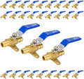 30 PCS Foskan 1/2" PEX A Expansion Shut-off Ball Valves with Drop Ear